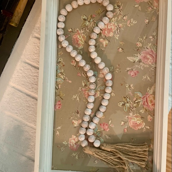 Wood Bead Garland with Tassels #3 - Picture 3 of 7